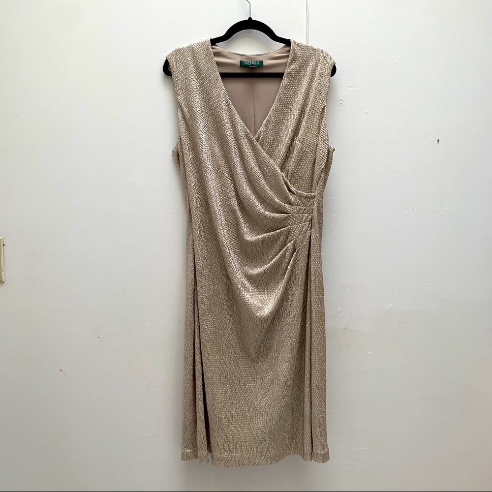 Shimmery Champagne Dress